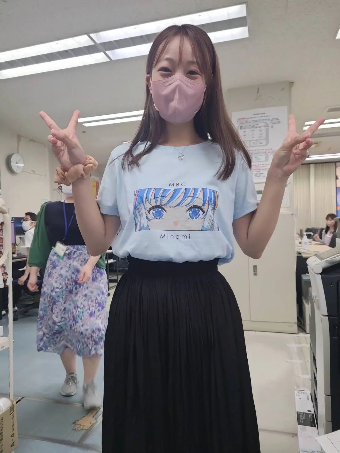 テレビ局で働く菜那さん